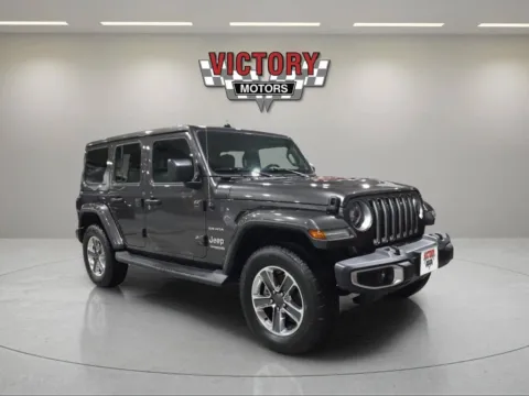 Gray 2021 Jeep Wrangler Unlimited Sahara 4x4 4dr SUV for sale in Chesterfield, MI