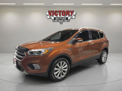 Red 2017 Ford Escape Titanium AWD 4dr SUV for sale in Chesterfield, MI