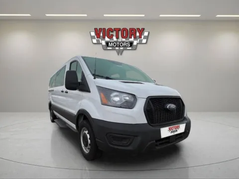 White 2024 Ford Transit 350 XLT 3dr LWB Low Roof Passenger Van for sale in Chesterfield, MI