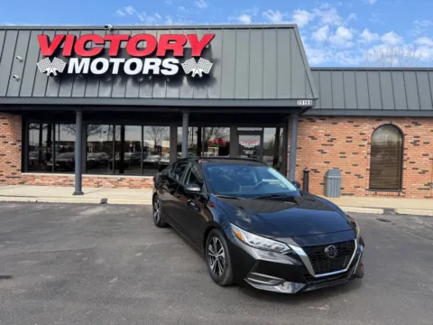 Black 2023 Nissan Sentra SV 4dr Sedan for sale in Chesterfield, MI