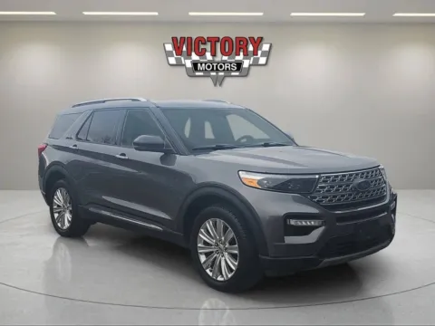 Gray 2021 Ford Explorer Hybrid Limited AWD 4dr SUV for sale in Chesterfield, MI