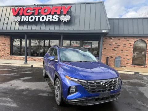 Blue 2024 Hyundai Tucson Limited AWD 4dr SUV for sale in Chesterfield, MI