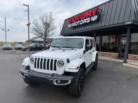 Another view of 2021 Jeep Wrangler Unlimited Sahara 4xe 4x4 4dr SUV for sale in Chesterfield, MI at Victory Motors Chesterfield
