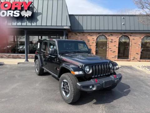 Black 2021 Jeep Wrangler Unlimited Rubicon 4x4 4dr SUV for sale in Chesterfield, MI