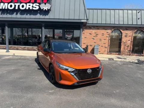 Orange 2025 Nissan Sentra SR 4dr Sedan for sale in Chesterfield, MI