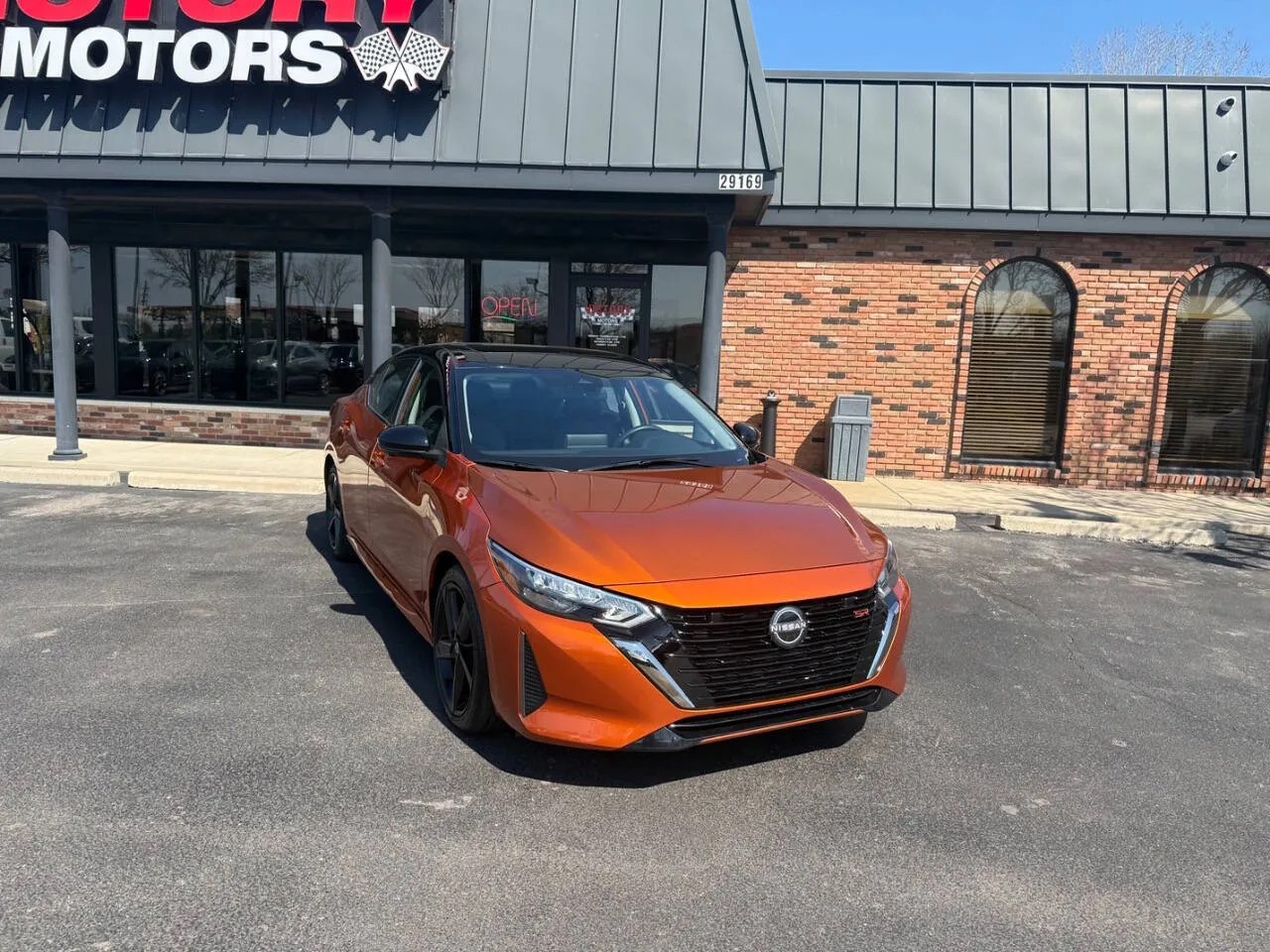 Orange 2025 Nissan Sentra SR 4dr Sedan for sale in Chesterfield, MI