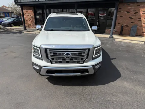 Photos of 2021 Nissan Titan Platinum Reserve 4x4 4dr Crew Cab 5.6 ft. SB for sale in Chesterfield, MI at Victory Motors Chesterfield