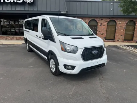 White 2024 Ford Transit 350 XLT 3dr LWB Low Roof Passenger Van for sale in Chesterfield, MI