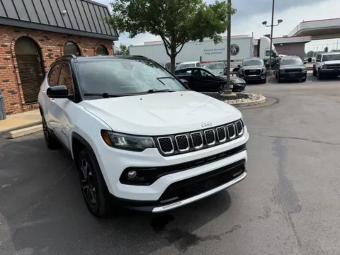 White 2023 Jeep Compass Limited 4x4 4dr SUV for sale in Chesterfield, MI