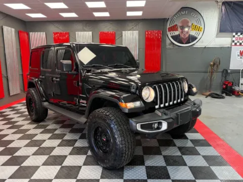 Black 2021 Jeep Wrangler Unlimited High Altitude 4x4 4dr SUV for sale in Chesterfield, MI