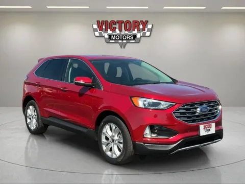 Red 2023 Ford Edge Titanium AWD 4dr Crossover for sale in Chesterfield, MI