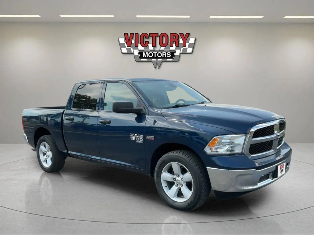 Blue 2022 RAM 1500 Classic SLT 4x4 4dr Crew Cab 5.5 ft. SB Pickup for sale in Chesterfield, MI