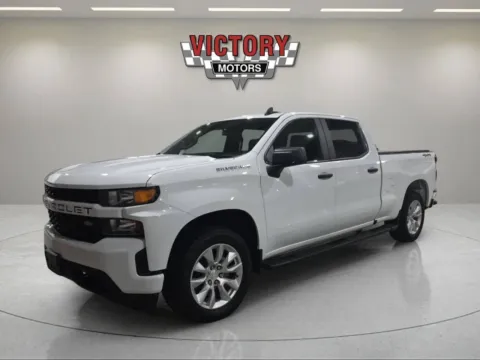 Photos of 2021 Chevrolet Silverado 1500 Custom 4x4 4dr Crew Cab 5.8 ft. SB for sale in Chesterfield, MI at Victory Motors Chesterfield