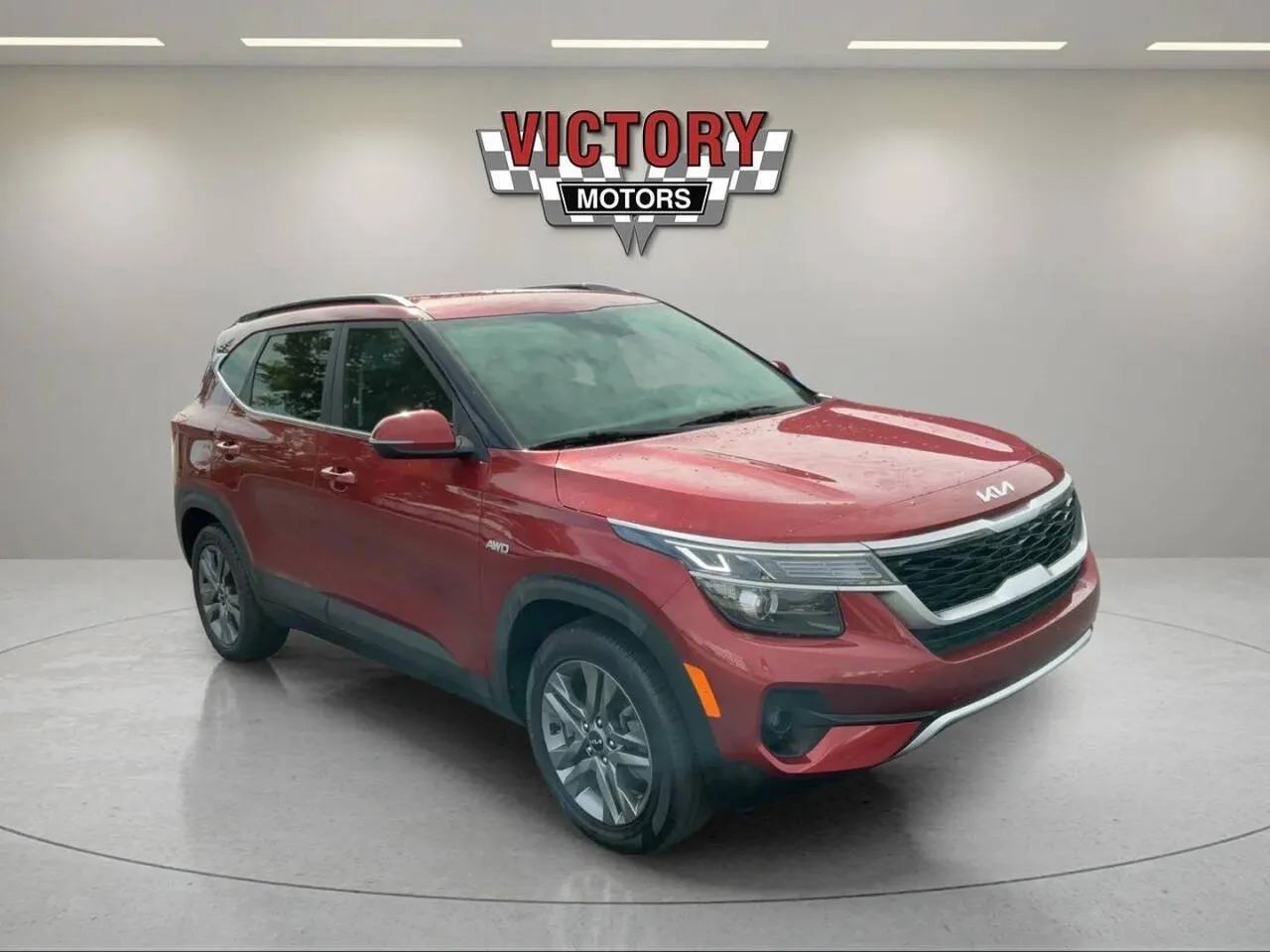 Orange 2023 Kia Seltos S AWD 4dr SUV for sale in Chesterfield, MI