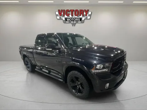 Black 2018 RAM 1500 Sport 4x4 4dr Quad Cab 6.3 ft. SB Pickup for sale in Chesterfield, MI
