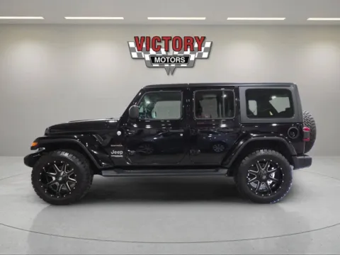 Another view of 2018 Jeep Wrangler Unlimited Sahara 4x4 4dr SUV (midyear release) for sale in Chesterfield, MI at Victory Motors Chesterfield