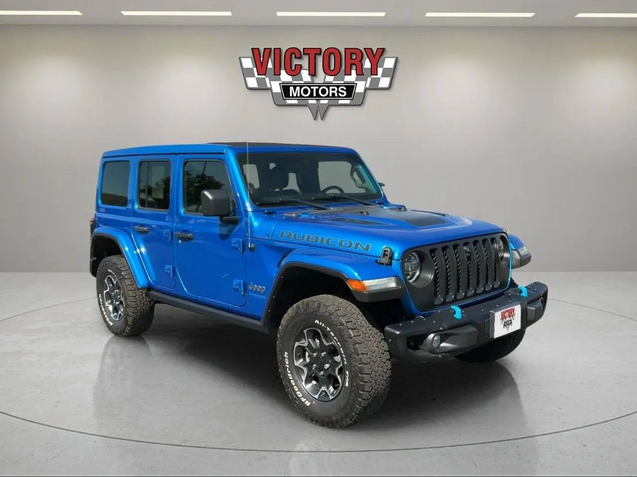 Blue 2022 Jeep Wrangler Unlimited Rubicon 4xe 4x4 4dr SUV for sale in Chesterfield, MI