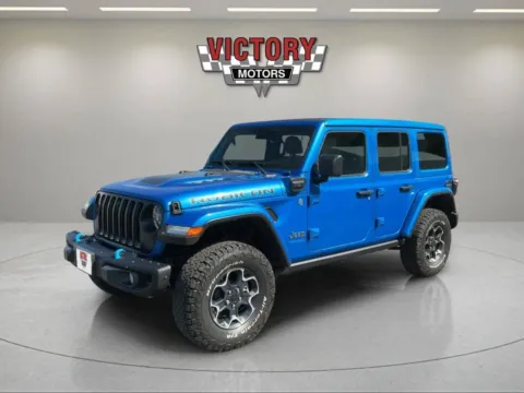 Photos of 2022 Jeep Wrangler Unlimited Rubicon 4xe 4x4 4dr SUV for sale in Chesterfield, MI at Victory Motors Chesterfield