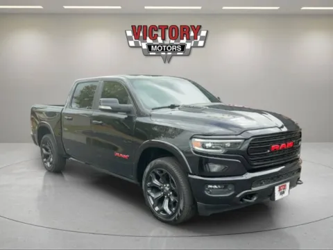 Black 2022 RAM 1500 Limited 4x4 4dr Crew Cab 5.6 ft. SB Pickup for sale in Chesterfield, MI