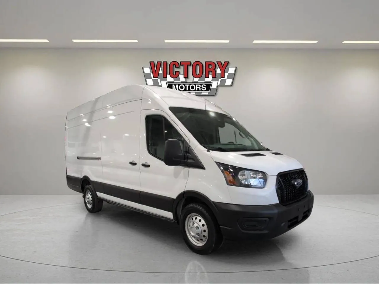 White 2023 Ford Transit 250 AWD 3dr LWB High Roof Extended Cargo Van for sale in Chesterfield, MI