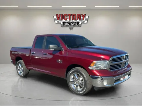 Red 2018 RAM 1500 Big Horn 4x4 4dr Quad Cab 6.3 ft. SB Pickup for sale in Chesterfield, MI