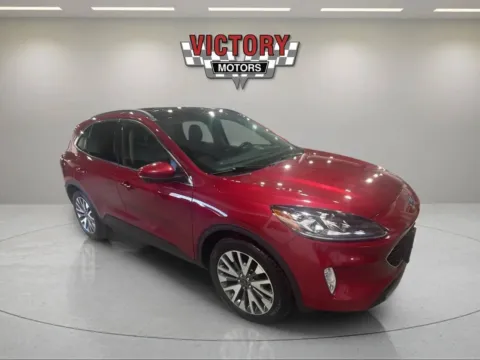 Red 2020 Ford Escape Hybrid Titanium AWD 4dr SUV for sale in Chesterfield, MI