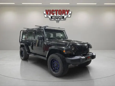 Black 2017 Jeep Wrangler Unlimited Sahara 4x4 4dr SUV for sale in Chesterfield, MI
