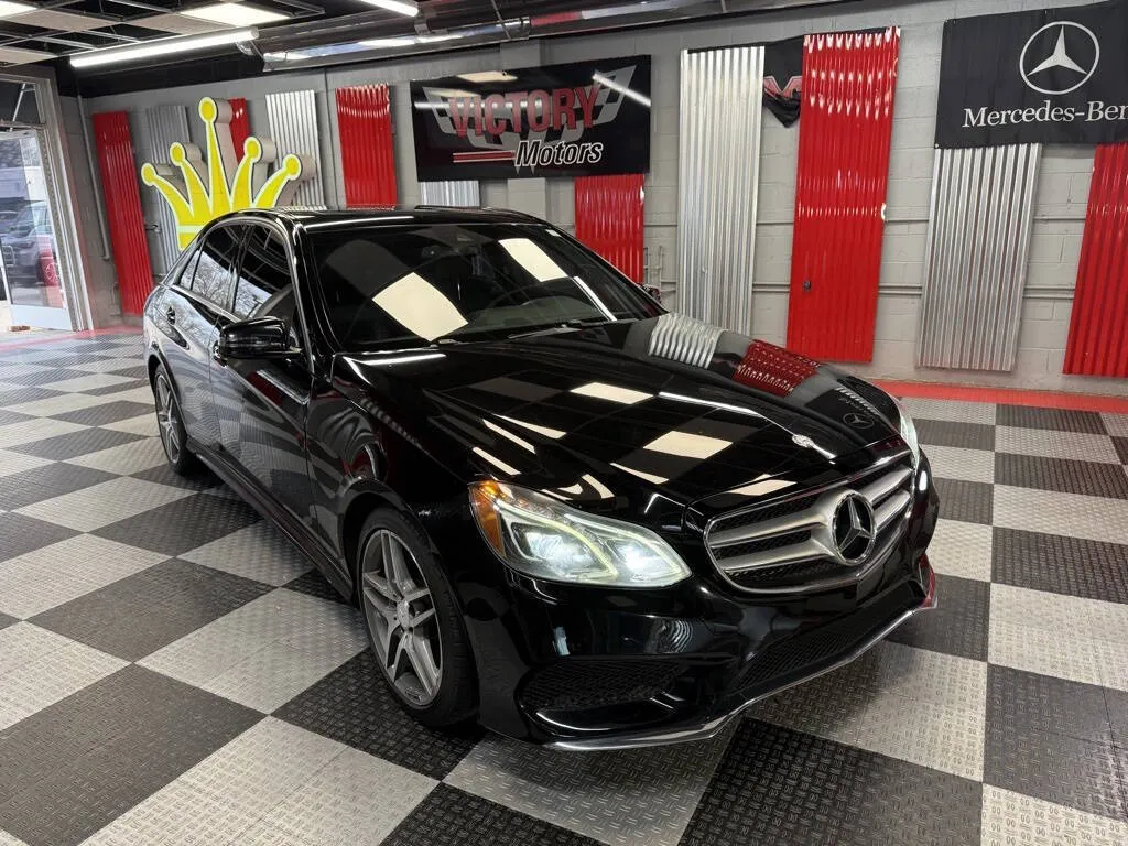 Black 2016 Mercedes-Benz E-Class E 400 4MATIC AWD 4dr Sedan for sale in Royal Oak, MI