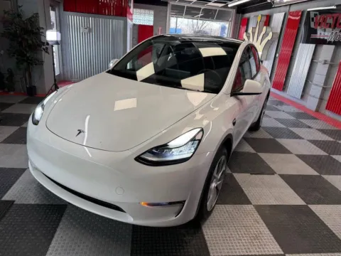 Another view of 2022 Tesla Model Y Long Range AWD 4dr Crossover for sale in Royal Oak, MI at Victory Motors Royal Oak