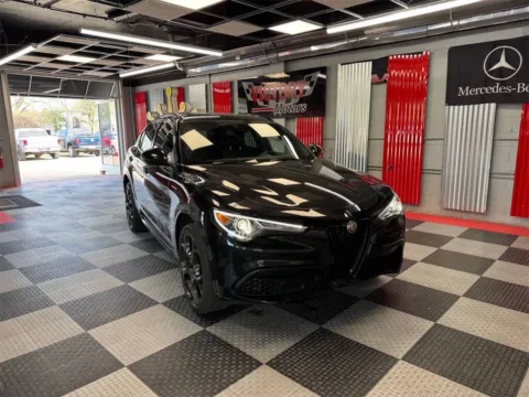 Black 2023 Alfa Romeo Stelvio Veloce AWD 4dr Crossover for sale in Royal Oak, MI