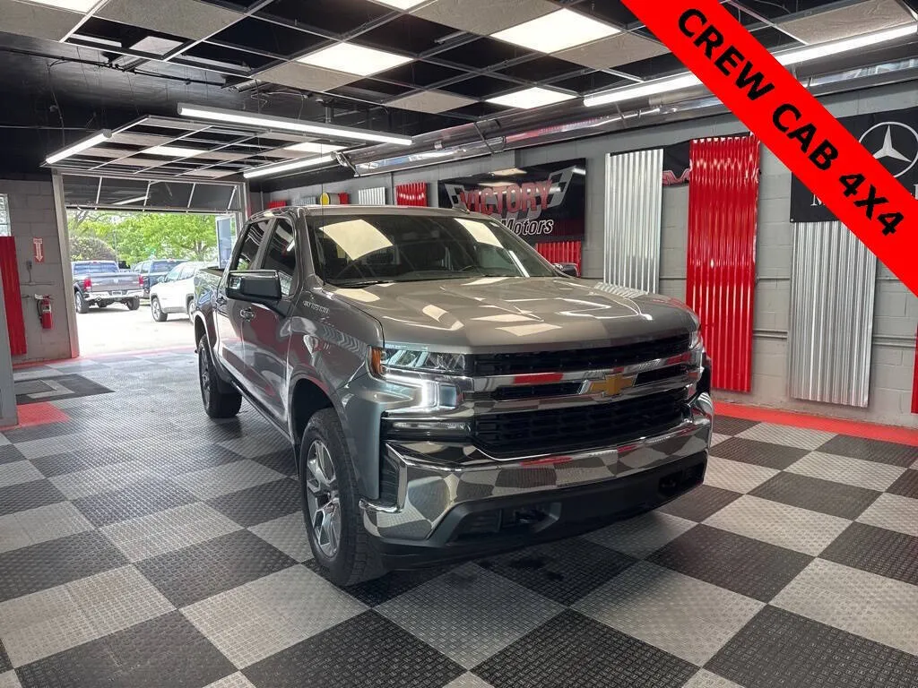 Gray 2022 Chevrolet Silverado 1500 Limited LT 4x4 4dr Crew Cab 5.8 ft. SB w/2FL for sale in Royal Oak, MI