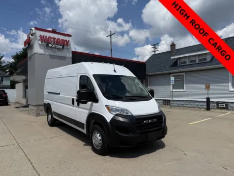 White 2023 RAM ProMaster 2500 159 WB 3dr High Roof Cargo Van for sale in Royal Oak, MI