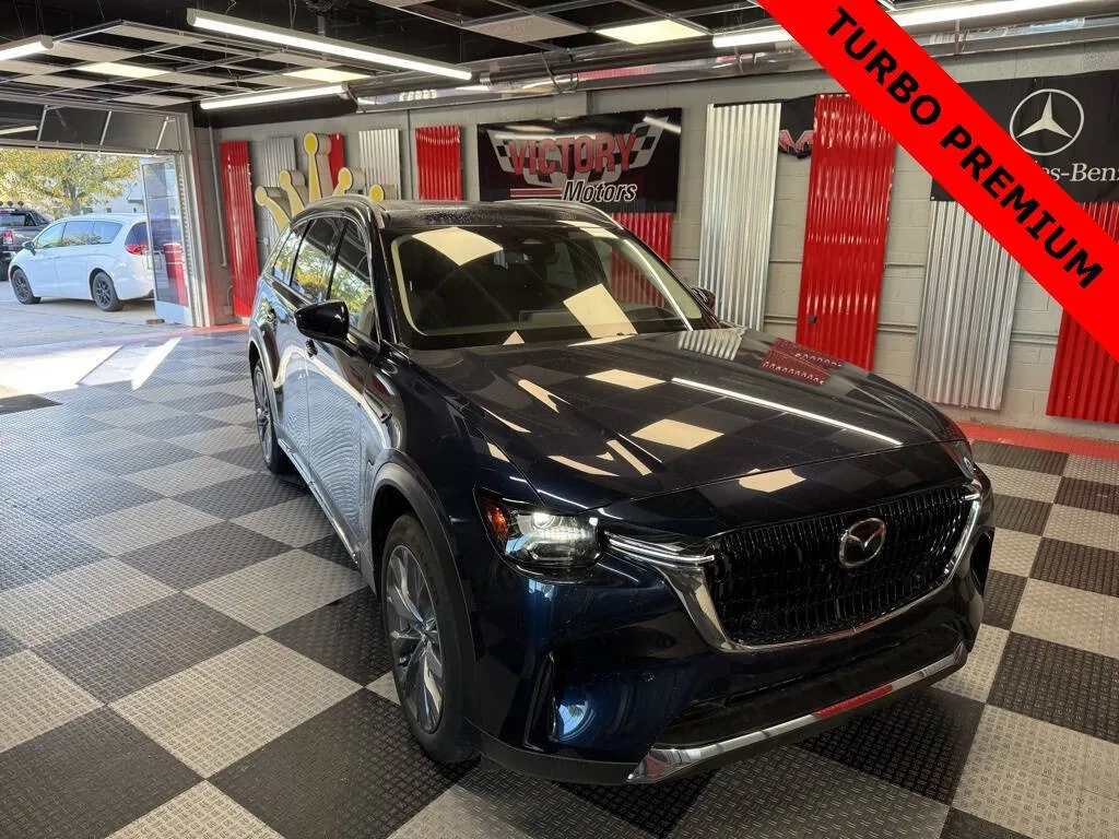 Blue 2024 Mazda CX-90 3.3 Turbo Premium AWD 4dr SUV for sale in Royal Oak, MI