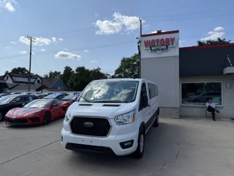 Photos of 2022 Ford Transit 350 XLT 3dr LWB Low Roof Passenger Van for sale in Royal Oak, MI at Victory Motors Royal Oak
