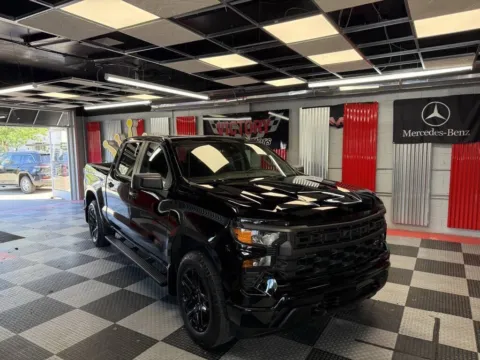 Black 2023 Chevrolet Silverado 1500 Custom for sale in Royal Oak, MI