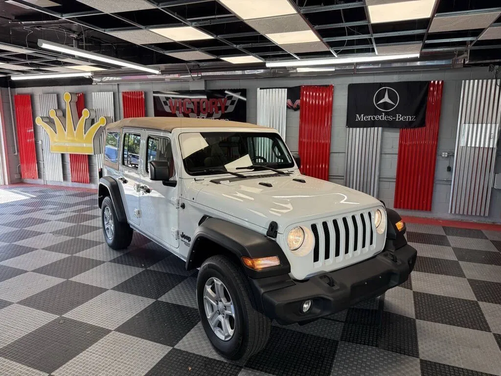 White 2021 Jeep Wrangler Unlimited Unlimited Sport S for sale in Royal Oak, MI