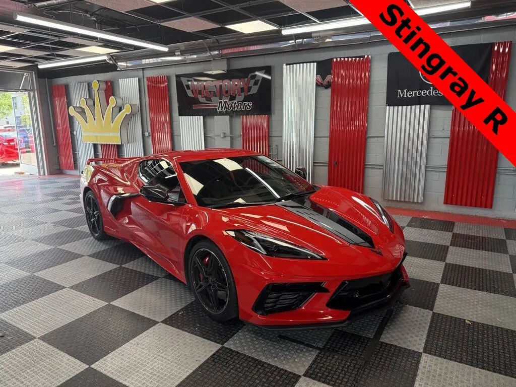Red 2021 Chevrolet Corvette Stingray 2dr Coupe w/2LT for sale in Royal Oak, MI