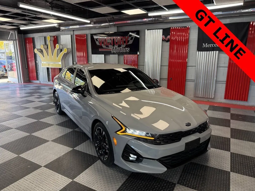 Gray 2021 Kia K5 GT-Line for sale in Royal Oak, MI
