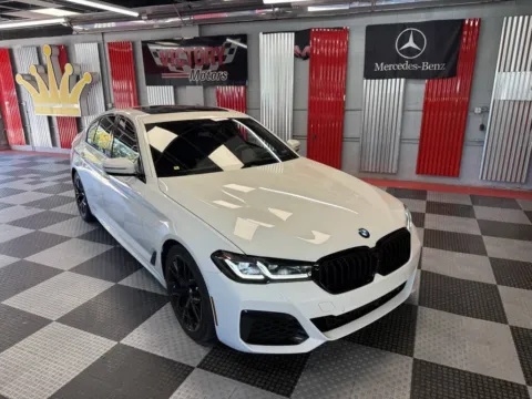 White 2021 BMW 5 Series M550i xDrive AWD 4dr Sedan for sale in Royal Oak, MI