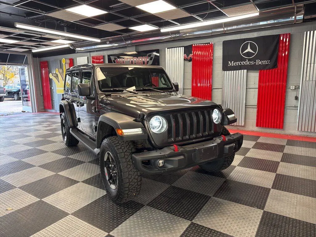 Gray 2020 Jeep Wrangler Unlimited Rubicon 4x4 4dr SUV for sale in Royal Oak, MI
