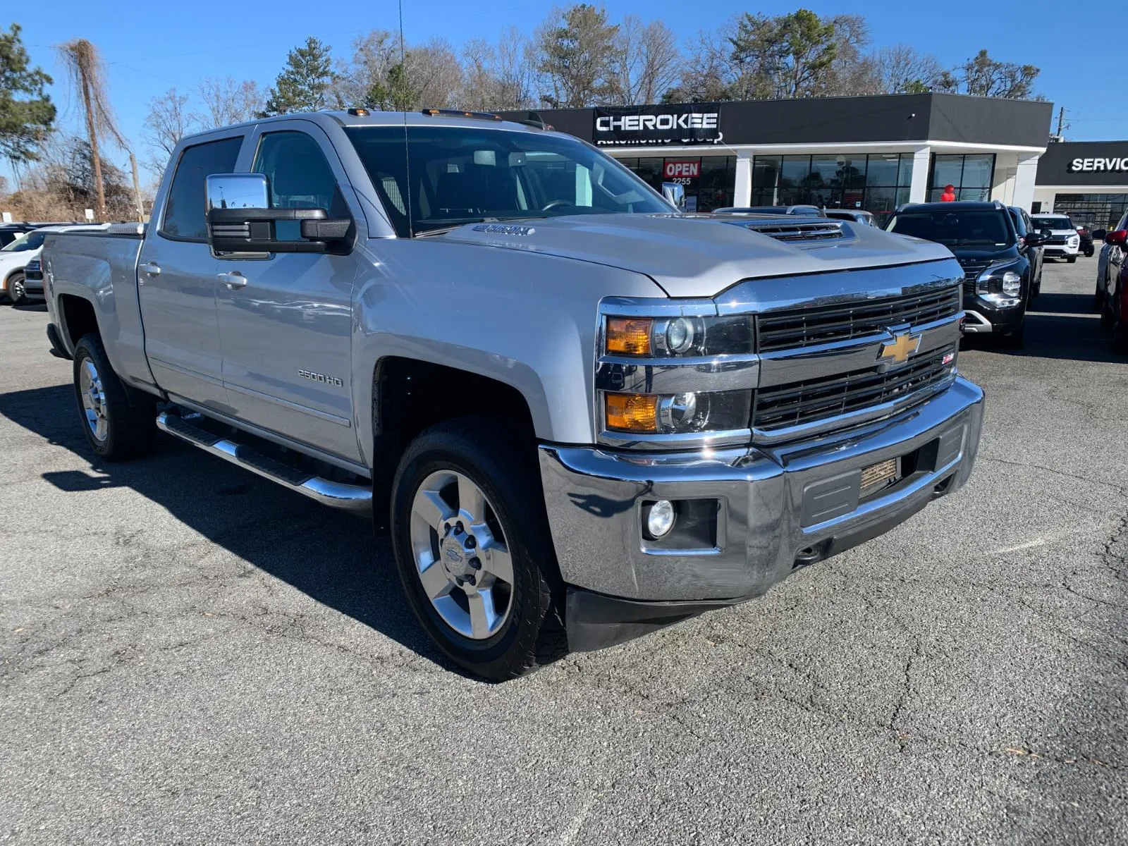 Silver 2017 Chevrolet Silverado 2500HD LT for sale in Canton, GA