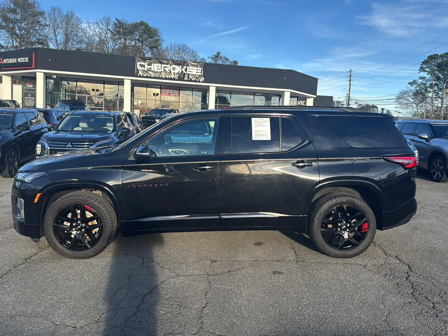 Black 2023 Chevrolet Traverse Premier for sale in Canton, GA