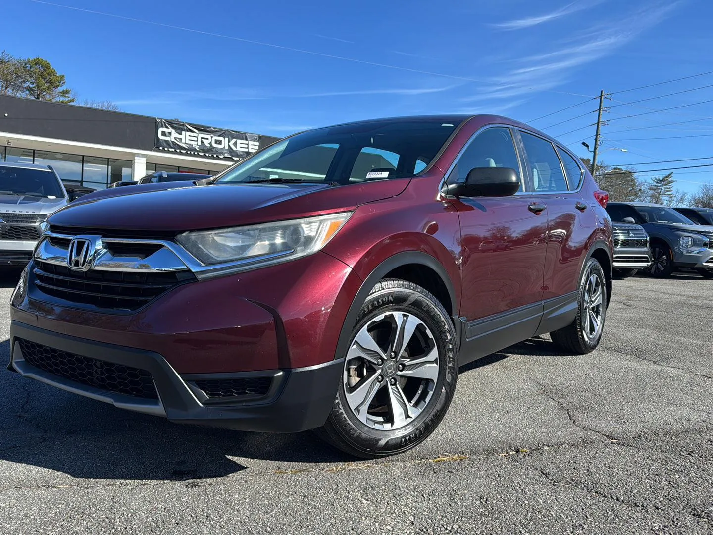 Red 2018 Honda CR-V LX for sale in Canton, GA