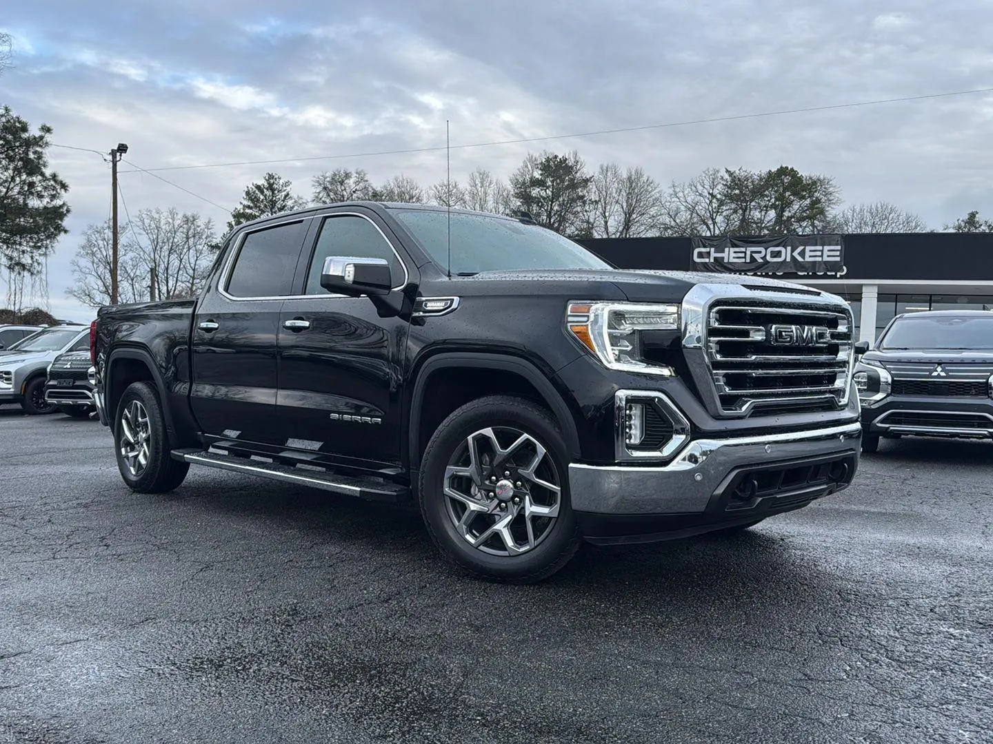 Black 2021 GMC Sierra 1500 SLT for sale in Canton, GA