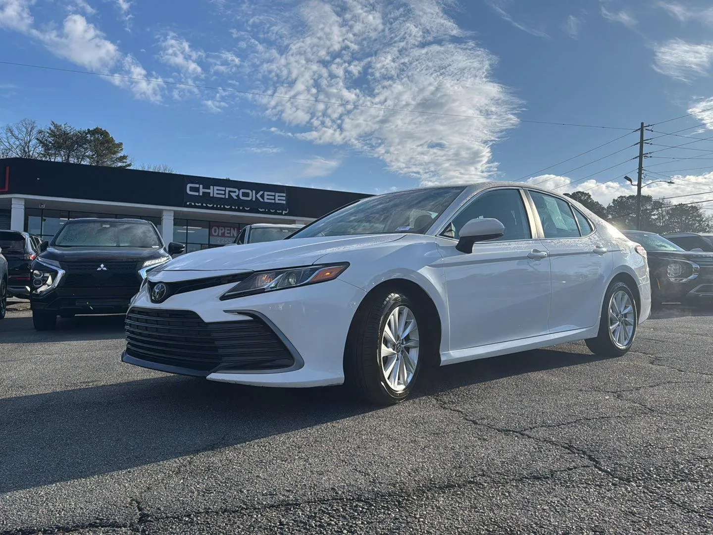 White 2024 Toyota Camry LE for sale in Canton, GA