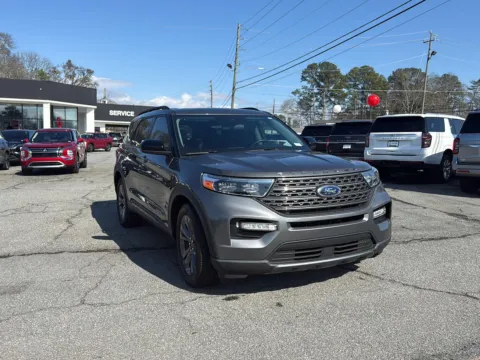 Gray 2023 FORD EXPLORER XLT for sale in Canton, GA
