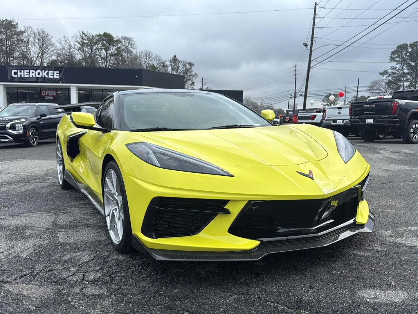 Yellow 2021 Chevrolet Corvette 2LT for sale in Canton, GA