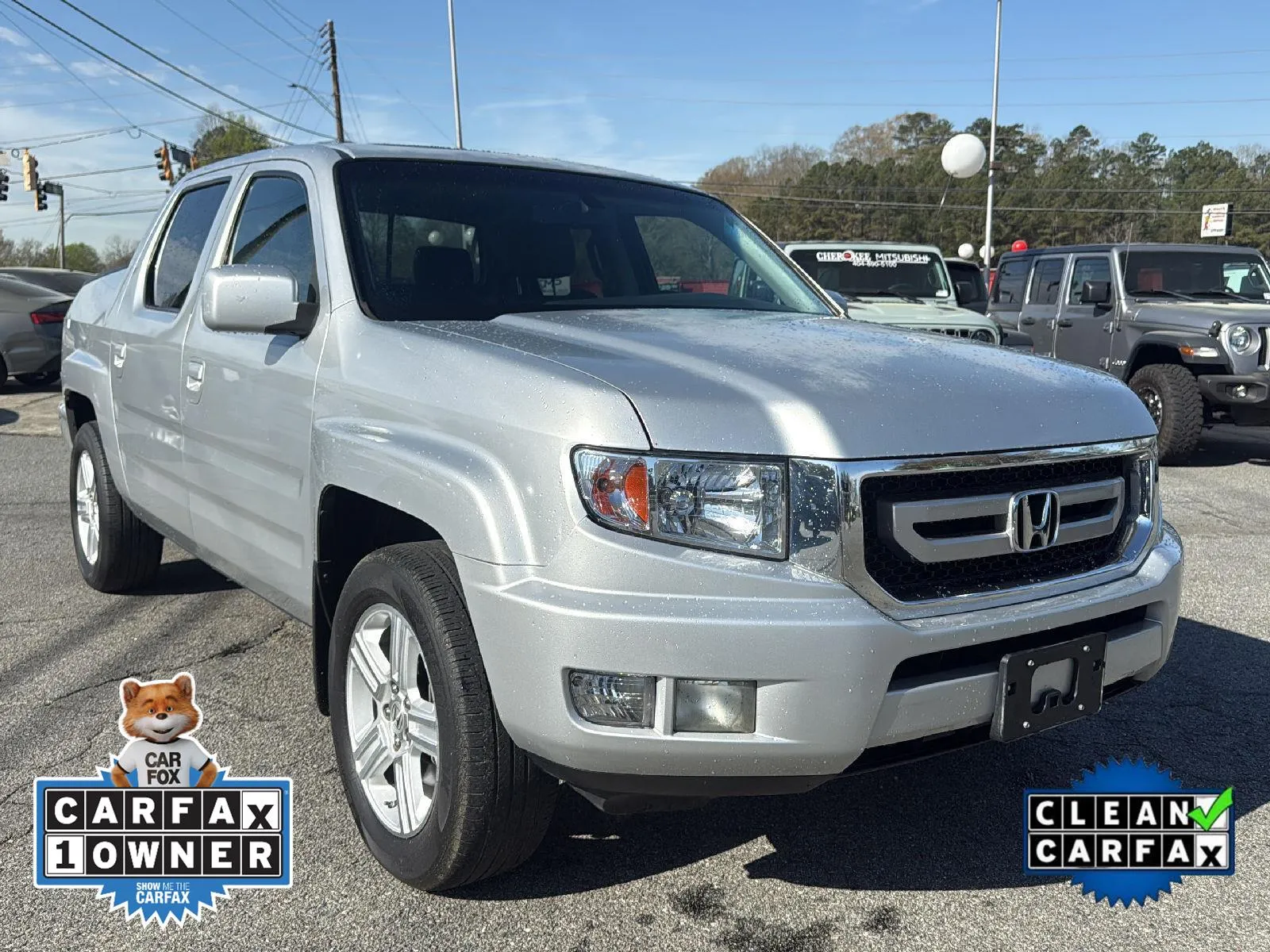 Silver 2009 Honda Ridgeline RTL for sale in Canton, GA