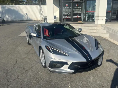 Silver 2020 Chevrolet Corvette 1LT for sale in Canton, GA