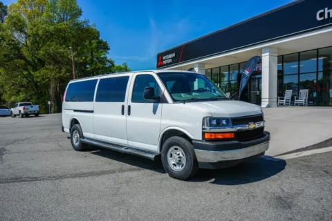 White 2023 Chevrolet Express Passenger LT for sale in Canton, GA